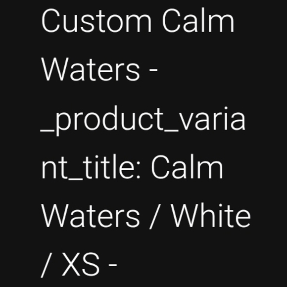 Little Words Project Custom Calm WATERS - Picture 2 of 2